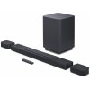 SoundBar JBL Bar 1000, 7.1.4, s výkonom 880 W, aktívny bezdrôtový subwoofer, zadný reprodu (JBLBAR1000PROBLKEP)