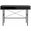 Furniria Dizajnový písací stôl Vasiliy 120 cm čierny dub