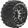 Louise RC MT-CYCLONE SOFT 1/10 1/2 offset 12mm hex Black Chrome Bead-Lock Rims
