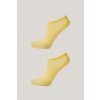 Gant ponožky LYOCELL RIB LOW CUT SOCKS 2-PACK DUSTY LIGHT YELLOW