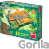 Dino licenční kostky Jurský svět 12 kostek