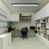 NEDES LCL7023 Stropné LED svietidlo 32W, 4000K, 2600lm, IP20, čierna