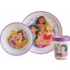 Protišmyková sada plastového riadu s kelímkom Disney Princezné