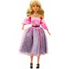 LEAN Toys 24499 Bábika Anlily v plesových šatách s bodkami, svetloružová