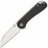 CIVIVI C18062AF-3 Elementum Wharncliffe vreckový nôž 7,6 cm, Satin, čierna, Micarta, oceľ