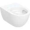 GEBERIT - Acanto Závesné WC, Rimfree, TurboFlush, s KeraTect, biela 502.717.00.8