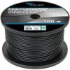 Azusa okrúhla tienená dvojlinka, 6mm², čierna, 100m HQ symetrický kábel KAB0607