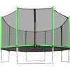 Aga SPORT PRE Trampolína 366 cm Svetlo zelená + ochranná sieť + rebrík