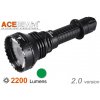 LED Baterka Acebeam L19 2.0 (Zelená OSRAM NM1 LED) 2200lm + USB-C nabíjateľný Li-ion aku. IMR 21700 5100mAh 15A 3,7V