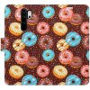 iSaprio flip puzdro Donuts Pattern pre Xiaomi Redmi Note 8 Pro dopatte-FLP2-RmiN8P