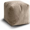 Sablio Taburetka Cube SOFTY - Sand - 40x40x40 cm