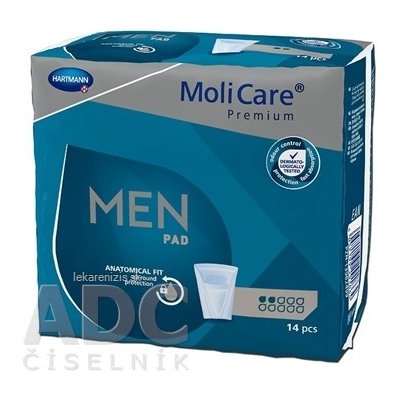 MoliCare Premium MEN PAD 2 kvapky inkontinenčné vložky pre mužov 14 ks
