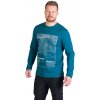 Northfinder Pánske turistické tričko z organickej bavlny HENDERSON inkblue 2XL TR-3982OR