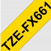 páska flexibilné Brother TZe, TZ TZEFX661 Farba pásky: žltá Farba písma:čierna 36 mm 8 m