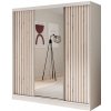 ArtAdrk Šatníková skriňa IDA | biela / biela 200 cm