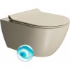 GSI - PURA závesná WC misa, Swirlflush, 36x55cm, creta dual-mat 881508