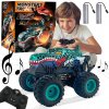 DIAĽKOVO OVLÁDANÉ AUTO MONSTER TRUCK DINOSAURY DARČEKY PRE DETI