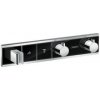 Sprchová batéria Hansgrohe Rainselect bez podomietkového telesa čierna / chróm 15355600