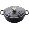 Le Creuset - Liatinový rodinný hrniec okrúhly s pokrievkou 32cm/7 l - La Marmite čierny