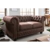 Sedacia súprava 40653 Chesterfield 2-sedenie Vintage Hnedá