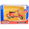 Model skútra Vespa 200 Rally 1:18 červený (1976)