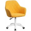 Tempo Kondela Kancelárske kreslo, látka žltá/biela, SANTY