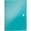 Aktovka plastová s priehradkami Leitz WOW ľadovo modrá