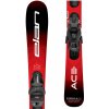 Detské zjazdové lyže Elan FORMULA RED JRS EL 4.5 GW červená,čierna,biela