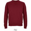 SOL'S | Columbia, Unisex mikina, červená burg., XXL
