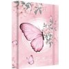 JUNIOR Box na zošity A5 s gumičkou, Jumbo MAX dizajn Butterfly