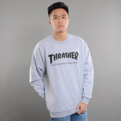 Thrasher Skate Mag Crew mikina gry