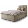 Wilsondo Jednolôžková boxspring posteľ s úložným priestorom Massimo 90x200 - béžová