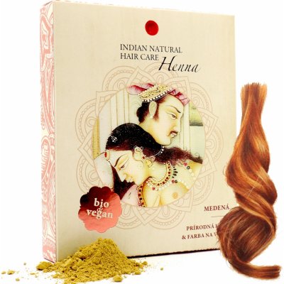 Indian Natural Hair Care Henna medená farba a kúra na vlasy 200 g