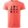 Röntgen - ikony - Klasické pánske tričko vyššej gramáže - 2XL ( Korálová )