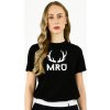 DÁMSKE TRIČKO - LOGO MRU čierna L