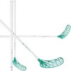 Unihoc UNILITE PRO 27 white/turq CLASSIC biela / strieborná, Ľavá (ľavá ruka dole), 100cm (=110cm)