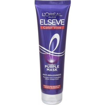 L'Oréal Paris Elseve Color-Vive Purple Mask neutralizačná maska 150 ml pre ženy