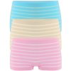Dalma color pruhované boxer nohavičky 3369 - 3ks L viacfarebná
