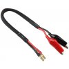 Team Corally Nabíjecí kabel - G4 na krokosvorky - 14 AWG/ULTRA V+ Silikon Kabel - 30cm