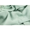 Vaflovina 100% bavlna - mentolová - šírka 150 cm