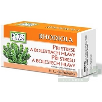 Fyto Pharma Rhodiola pri strese a bolestiach hlavy 30 kapsúl