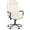 Kožené kancelárske kreslo MAXOR XXL, slonová kosť