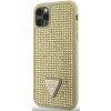 Guess Rhinestones Triangle Metal Logo iPhone 11 Pro Max Gold