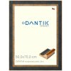 DANTIK rám na obraz 50x70 | ZVRATNÁ modrozlatá plast (Plexi Čiré) (Vyrobené s láskou od nás)