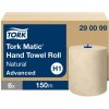 Tork Papierové utierky v rolke 2-vrstv. TORK Matic natural 150m/600 útržkov H1 6ks