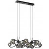 Wofi | Wofi 7014-1405 - LED Luster na lanku NANCY 14xG9/3,5W/230V čierna/chróm | W3973