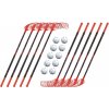 Set Accufli AirTek A90 Orange (10 hokejok) 90 cm (= 101 cm) 8x ľavá / 2x pravá