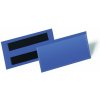 Durable Magnetické vrecko na dokumenty 100x38 mm modré 50 ks