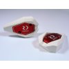 RDMOTO Crash sliders RDMOTO KTM13N white polyamide with red caps