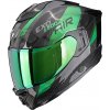 Scorpion Exo-1500 Carbon Air Platted černá/zelená S